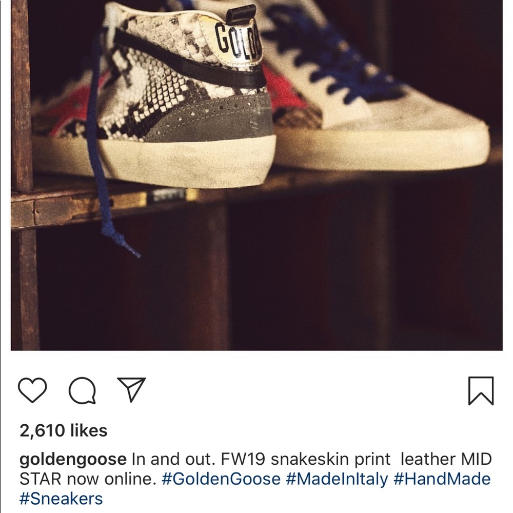 Golden goose Mid star Rock snake